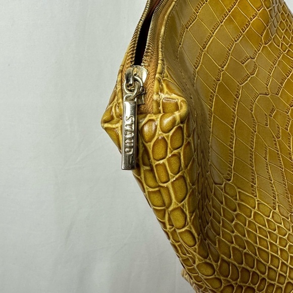 STAUD Clear Purse with Inner Clutch Faux Crocodile Print - Picture 10 of 13
